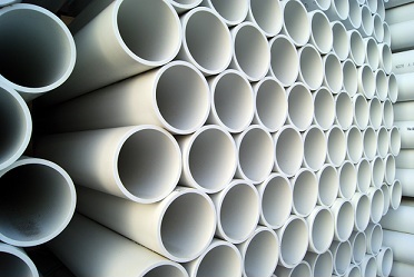 Aplicação mais popular do PVC: os tubos usados na construção civil