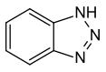 Estrutura química de um benzotriazol