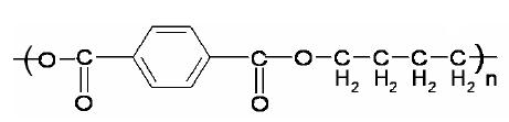 Chemical structure of PBT