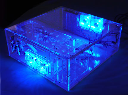 Acrylic computer case